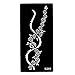 6 Sheets Wrist Body Art Henna Tattoo Stencil Flower Pattern Bracelet Design Women Makeup Party Gift