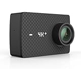 YI 4K plus Action Kamera 4K/60fps 12MP Action Cam mit 5,56 cm (2,2 Zoll) LCD Touchscreen 155° Weitwinkelobjektiv, Sprachbefehl, Wifi und App für IOS/Android - schwarz