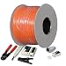 Produktbild 100m CAT 7 Verlegekabel Netzwerkkabel CAT.7 + Crimpzange RJ45 Zange + Kabelmesser + 10x Netzwerkstecker Netzwerk Stecker LAN Halogenfrei Installationskabel CAT7 Kupfer Kabel Netzwerk (Spule)