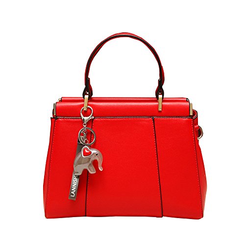 Preisvergleich Produktbild 2018 Neue Rote Frühling Und Sommer Umhängetasche Messenger Bag Reiseeinkaufstasche,Red-B