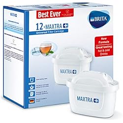 Brita Maxtra + Cartouches pour filtre à eau, Blanc, Plastique, blanc, Pack of 12