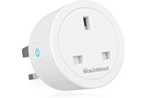 Smart Plug eLinkSmart 16A WiFi Outlet Compatible with Amazon Alexa/Google Home, Wireless Socket Remote Control Timer Plug Switch, No Hub Required (1Pack)