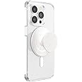 PopSockets Round Phone Holder Compatible with MagSafe, Includes Adapter Ring, Phone Holder, Phone Holder, Compatible with Wireless Charging, Horchata