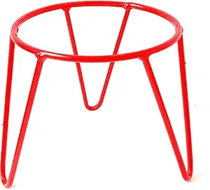 RISE Round Iron Matka/Planter Pot Stand for Home D
