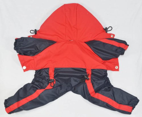 Doggie-Style-Store-Black-Red-Dog-Rain-Suit-Coat-Rainsuit-Waterproof-Jacket-10-Sizes