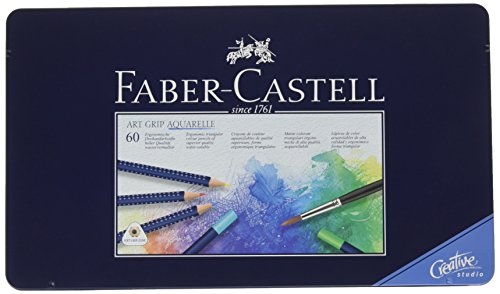 Faber-Castell 114260 Aquastift Art Grip Atelierbox 60er