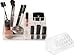 Angelina Acrylic Crystal Clear Cosmetic Case Makeup Holder Brush Organizer Display (16 SECTION)