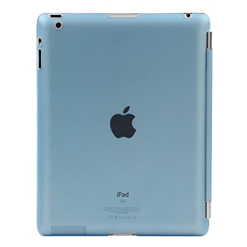 Besmall Neu Ultra Slim Edles iPad 2 3 4 Hülle – Smart Cover Leder Case Schutz Hülle Tasche + Back Case – inkl. Displayschutzfolie Reinigungstuch Stift mit Multi Ständer Auto Sleep Wake (iPad 2/3/4, Farbe:Weiß) - 7