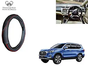 Universal Hub Car Steering Wheel Cover (Black Crock) for MG Gloster