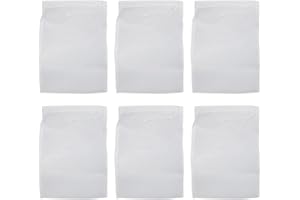 UMCHU 6 Stück 100 Maschenweite Nylon Nussmilchbeutel,feinmaschiges Passiertuch Filtertuch waschbar,für Nussmilch Obstsaft Gemüsesaft(15 * 20cm)