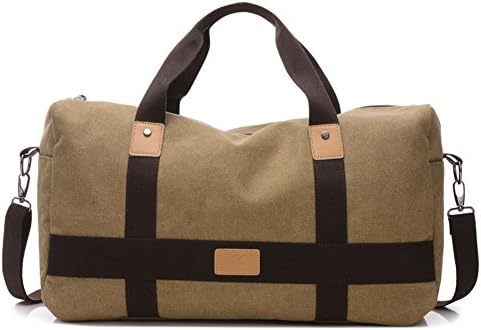 Men's single shoulder bags,canvas bag,portable/messenger bag,travel bag-Khaki