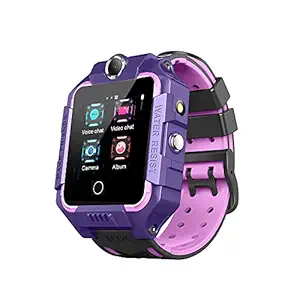 Sekyo Turbo | 4G Smartwatch with Video Calling | Voice Call | WiFi | Location Tracking | SOS | Voice Message | Geo-Fencing | GPS Smartwatch for Kids, Boy Girls | Purple