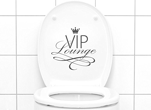 Grandora W5373 Wandtattoo WC Türaufkleber VIP Lounge türkis - 3