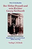 Image de Der Hitler-Prozeß und sein Richter Georg Neithardt. Skandalurteil von 1924 ebnet Hitler den Weg
