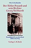 Image de Der Hitler-Prozeß und sein Richter Georg Neithardt. Skandalurteil von 1924 ebnet Hitler den Weg