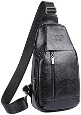 Yfbear Crossbag Sling Shoulder Bag Chest Pack, Multiple Storage Purpose Wearing Styles for Outdoor Sports, black