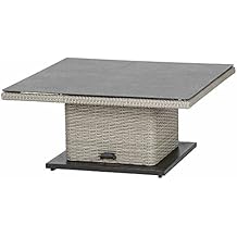 Polyrattan Tisch Höhenverstellbar - Wohn Design Love