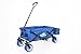 Produktbild TMZ Bollerwagen 2132B Urlaub Traum Blau/Holiday Dream Blue, extrabreite 360° drehbar PUreifen für Off-Road-Einsätze, zusätzliche Hecktasche, für alle Untergründe geeignet