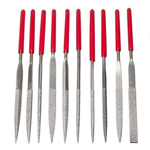 Preisvergleich Produktbild Yongse 10St. Diamantfeile Nadelfeilen Schleifwerkzeug Nadelfeilen Geigenbauwerkzeuge