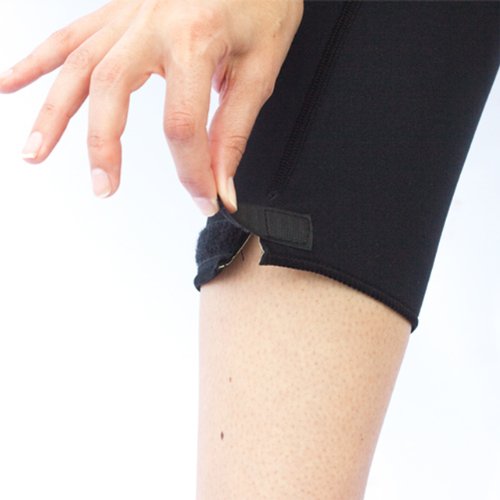 Delfin Spa Fitness Capri-Hose mit Wärme-Effekt (Schwitzhose) – aus Neopren mit Biokeramik Fasern - 4