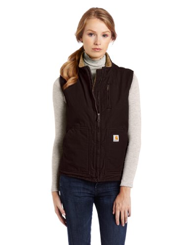 Preisvergleich Produktbild Carhartt Sandstone Mock Neck Damen Weste Dunkelbraun XS