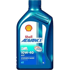 Shell Advance AX7 Synthetic 10W-40 4 Stroke Engine Oil (1000ML)