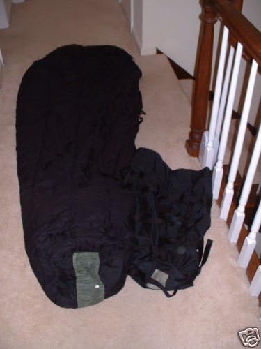 U.S. Military -10 Degree Cold Weather Sleeping Bag and Compression Stuff Sack by Tennier Industries