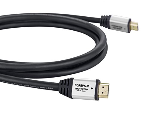 HDMI-Kabel, 1.8m(6feet), von FORSPARK– HDMI 2.0 (4K) – 18Gbps, 28AWG,– Für 4K/HDTV‘s, Xbox 360, Xbox One, PS3, PS4, Apple TV, TV-Empfänger, Computer, Blu Ray, Roku-kompatibel - 6