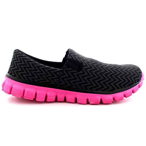 Damen Gehen Schlüpfen Sports Laufen Schuhe Jogging Arbeit Ausbilder - 4