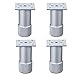 Produktbild Furniture legs Möbelfüße - Dicke Aluminiumlegierungsauflagen für verstellbare Möbelfüße, Vier Sätze