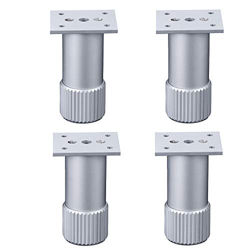Preisvergleich Produktbild Furniture legs Möbelfüße - Dicke Aluminiumlegierungsauflagen für verstellbare Möbelfüße, Vier Sätze