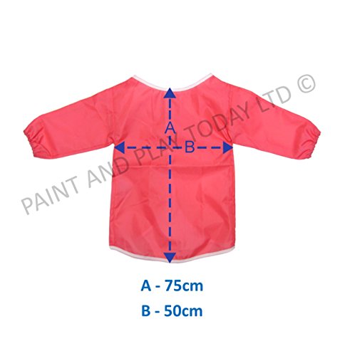 Paint-and-Play-Today-Tablier-de-jeu-tanche-pour-enfants-Peinture-faire-cuire-un-gteau-cuisiner-8-10-ans-Rose