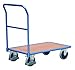 Produktbild Schiebebügelwagen Traglast (kg): 400 Ladefläche: 1200 x 700 mm RAL 5010 Enzianblau
