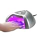 MelodySusie® 24W LED Nail Dryer - Nail Lamp Quick Curing LED Gel Nail Polish, Portable and Professional for Home and Salon Nail Art (Silver)