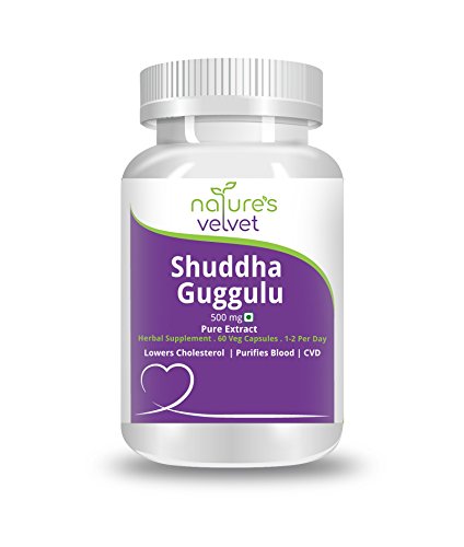 Natures Velvet Shuddha Guggulu Pure Extract 500 mg - 60 Capsules RS.389 (57.00% Off) - Amazon