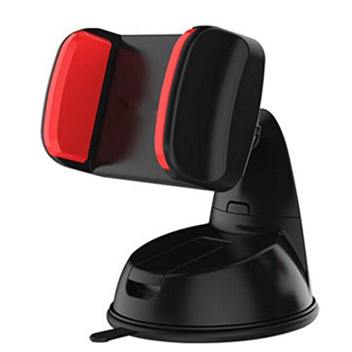 Eximtrade Universal Adjustable 360° Rotation Car Mount Phone Holder Suction Cup for Apple iPhone Samsung HTC One, Motorola, Sony Xperia, Other Smartphones and Tablets