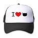 Produktbild Suxinh Kids Trucker Hat I Love Cat Mesh Hats Adjustable Baseball Caps