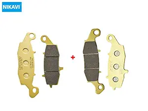 NIKAVI GDP10_GDP11 Front Brake Disc Pad for Kawasaki Ninja 650 (Set of 4)