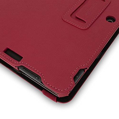 igadgitz Pink Rosa PU Ledertasche Hülle Folie für Asus Transformer Pad TF103C 10.1 Zoll mit Multi-Winkel Betrachtungs + Stylus-Stift Elastischen Halter + Displayschutzfolie - 8