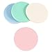 Powder Puff - TOOGOO(R) 4 in 1 White Pink Blue Green Round Sponge Cosmetic Face Cleaning Powder Puffs