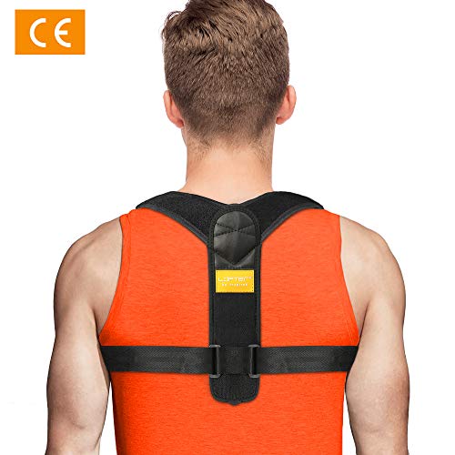 LOFTer Correcteur De Posture Dos Épaules Avachies Pour Hommes Et Femmes Lavable et Ajustable, Idéal Pour Soulager Les Douleurs Dorsales,Thoraciques,Cou et Épaules,2 Pad Épaule Offert[Nouvelle Version]