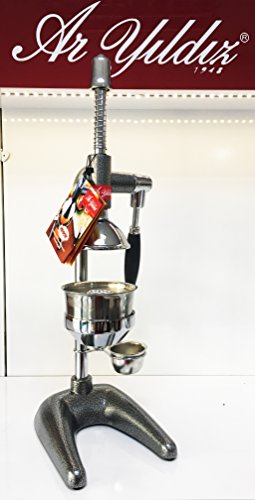 Original AR YILDIZ PRESPORT Professionelle Hebel-Zitruspresse, Entsafter, Orangen, Granatapfel XL - 3