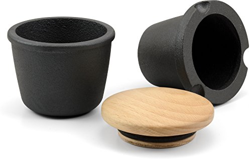 Zassenhaus Gewürzreibe aus Gusseisen 076080, Kräutermühle mit extra Behälter, mit individueller Wunschgravur - 2