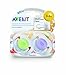 Philips AVENT Translucent Orthodontic Infant Pacifier, 0-6 Months, Color May Vary