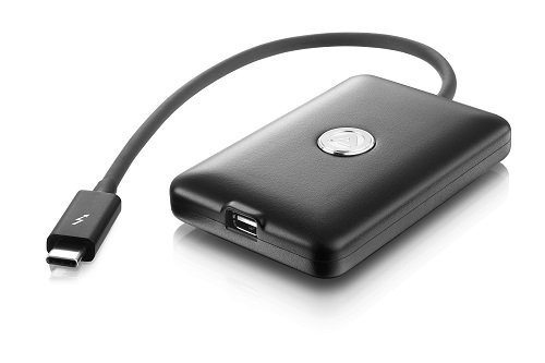 AKiTiO T3T, Thunderbolt 3 auf Thunderbolt (2) Adapter, USB-C, schwarz