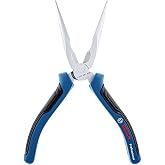 Bosch Professional 200 mm kargaburun pense, d&uuml;z, krom vanadyum &ccedil;elik, kau&ccedil;uk sap y&uuml;zeyi