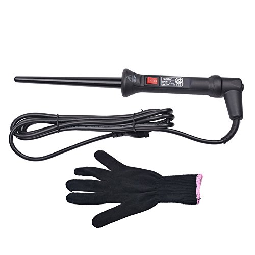 Ckeyin ®Haar Brennstab Rollers Lockenwickler (9-18mm) Dual Voltage Hair Styling-Tool mit 360 ° Schwenker-Schnur(110-240V) - 2