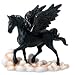 Produktbild Black Tone Pegasus Horse with Wings Standing on Clouds Statue Display by YTC