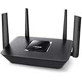 Linksys EA8300-EU AC2200 Wireless Tri-band MU-MIMO Gigabit WLAN Router (Funktioniert mit Alexa, 1x USB 3.0, 4 Gigabit-Ethernet-Anschlüsse, Beamforming-Technologie)