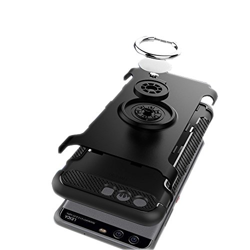 huawei p10 Funda COOLKE Doble Capa TPU PC Shockproof Anti-rasgu os tel fono caso protecci n C scara Cover de 360 Rotating Ring Grip Stand Holder para huawei p10 - Negro reviews huawei p10 Funda COOLKE Doble Capa TPU PC Shockproof Anti-rasgu os tel fono caso protecci n C scara Cover de 360 Rotating Ring Grip Stand Holder para huawei p10 - Negro